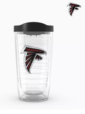 Atlanta Falcons 16 oz Double Wall Tervis Tumbler Cup w Lid
